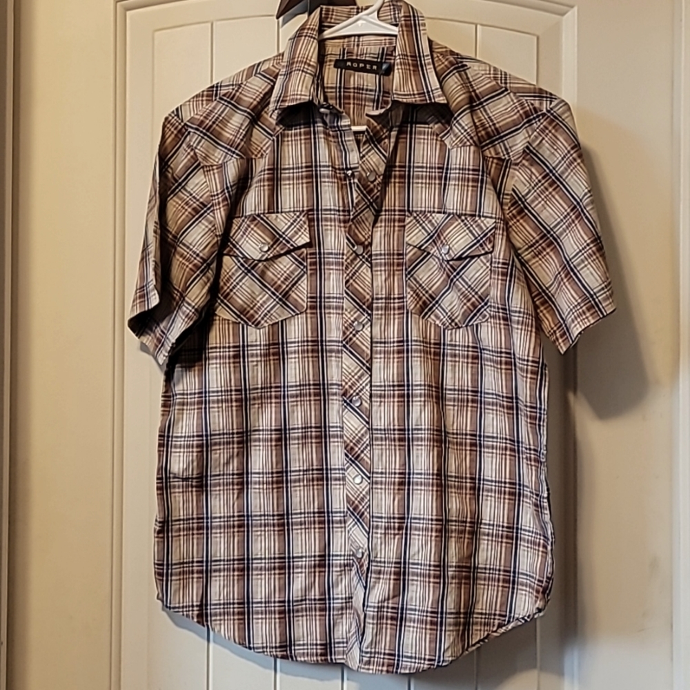 Roper Western Shirt - Kids XL